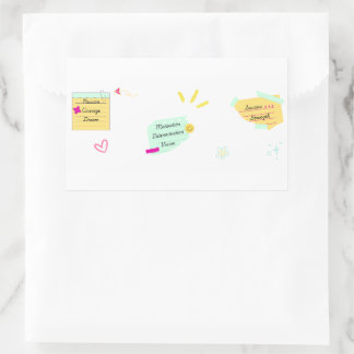 Pegatina Rectangular Motivation and positive vibes