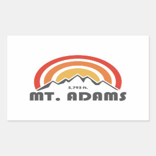 Pegatina Rectangular Mount Adams New Hampshire