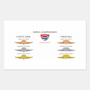 Pegatina Rectangular MPAA Jumpwings
