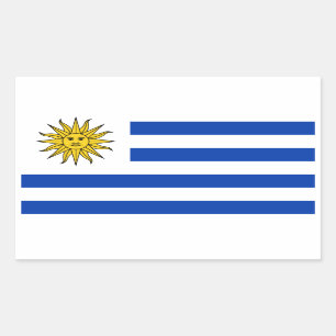Pegatina Rectangular ¡Muestra tu orgullo en Uruguay!