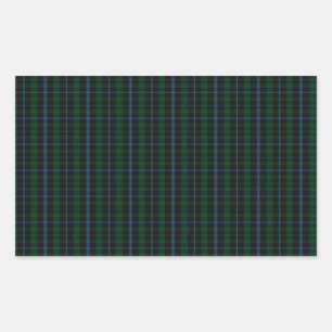 Pegatina Rectangular Murray Clan Tartan