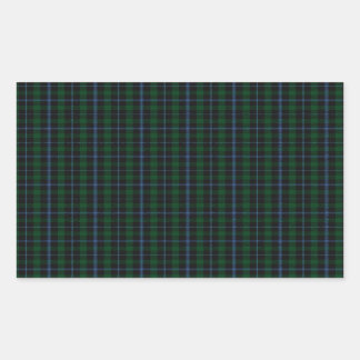 Pegatina Rectangular Murray Clan Tartan