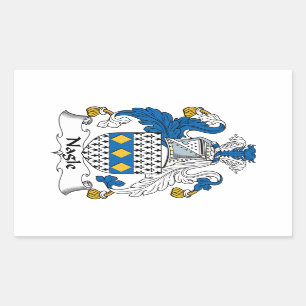 Pegatina Rectangular Nagle Family Crest