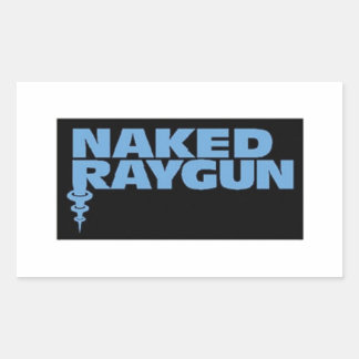 Pegatina Rectangular Naked Raygun