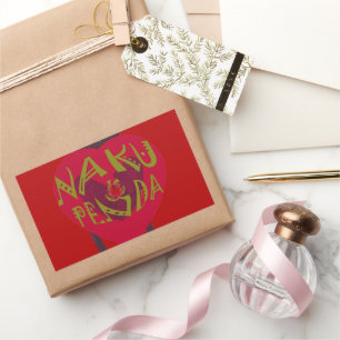 Pegatina Rectangular Nakupenda Sana Art Print Swahili Design