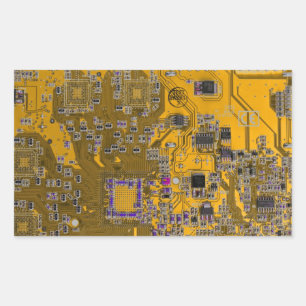 Pegatina Rectangular Naranja de la placa de circuito del PCB del conjun