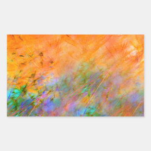 Pegatina Rectangular Naranja Dreamscape