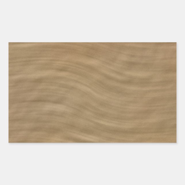 Pegatina Rectangular Natural Tan Sandstone Look Background (Anverso)
