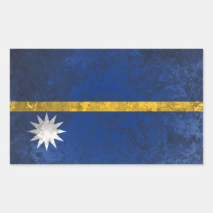 Pegatina Rectangular Nauru