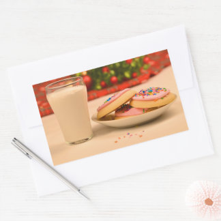 Pegatina Rectangular Navidades