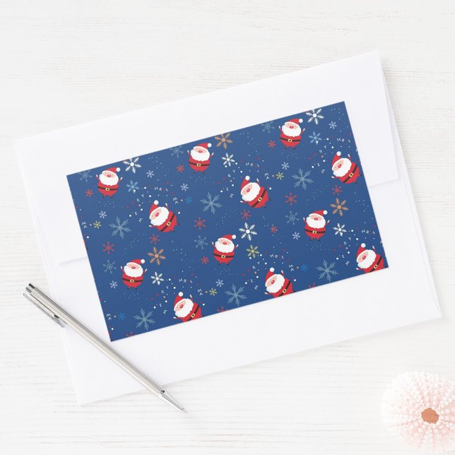 Pegatina Rectangular Navidades (Cartoon Style Stickers!)