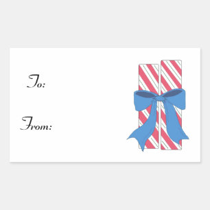 Pegatina Rectangular Navidades Candy