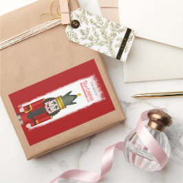 Pegatina Rectangular Navidades del logotipo de la Compañía Nutcracker R