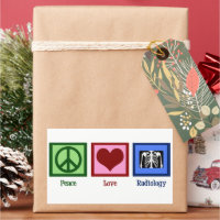 Navidades radiológicos curos de Peace Love