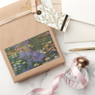 Pegatina Rectangular Nenúfares de Claude Monet, Arte de la Naturaleza V