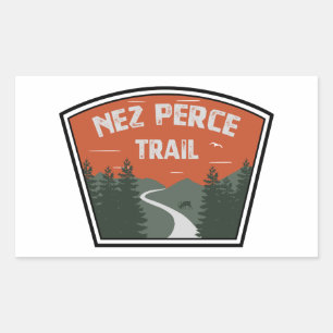 Pegatina Rectangular Nez Perce Trail