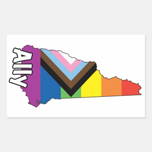 Pegatina Rectangular NH Ally (Anverso)