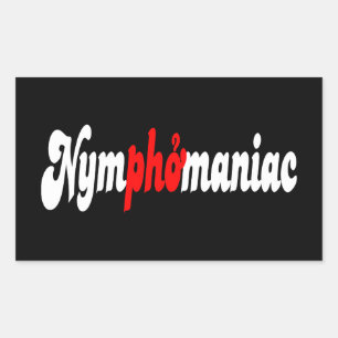 Pegatina Rectangular Ninfomaniaco