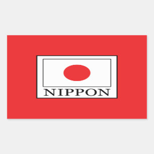 Pegatina Rectangular Nippon