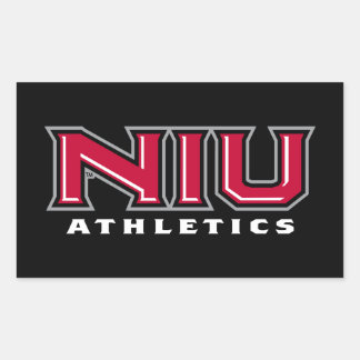 Pegatina Rectangular NIU Athletics