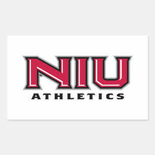 Pegatina Rectangular NIU Athletics