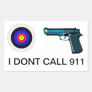 Pegatina Rectangular No es bienvenida