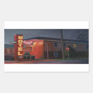 Pegatina Rectangular Noche en Broadway 2003