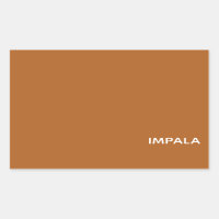 Nombre de color marrón de Impala