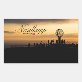 Pegatina Rectangular Nordkapp