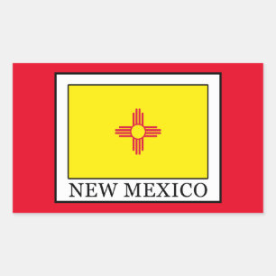Pegatina Rectangular Nuevo México