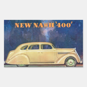 Pegatina Rectangular Nuevo Nash "400"