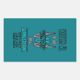 Pegatina Rectangular Nunca...TN Warrior