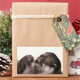 Pegatina Rectangular Nutriciones pintadas a mano - Momento tenso de Art