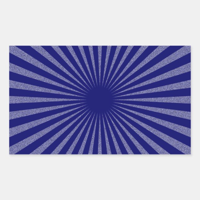 Pegatina Rectangular Objetivo azul: (Anverso)
