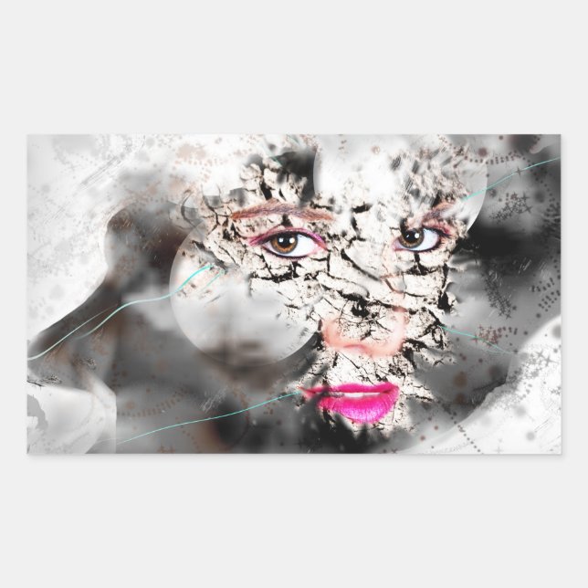 PEGATINA RECTANGULAR OBTENER ARTE CREATIVO (Anverso)