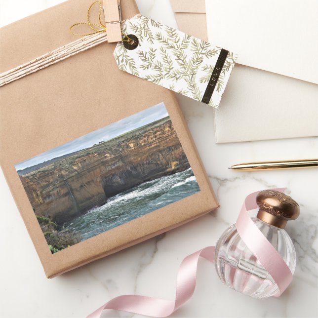 Pegatina Rectangular Ocean Carved Wonders (Regalar)