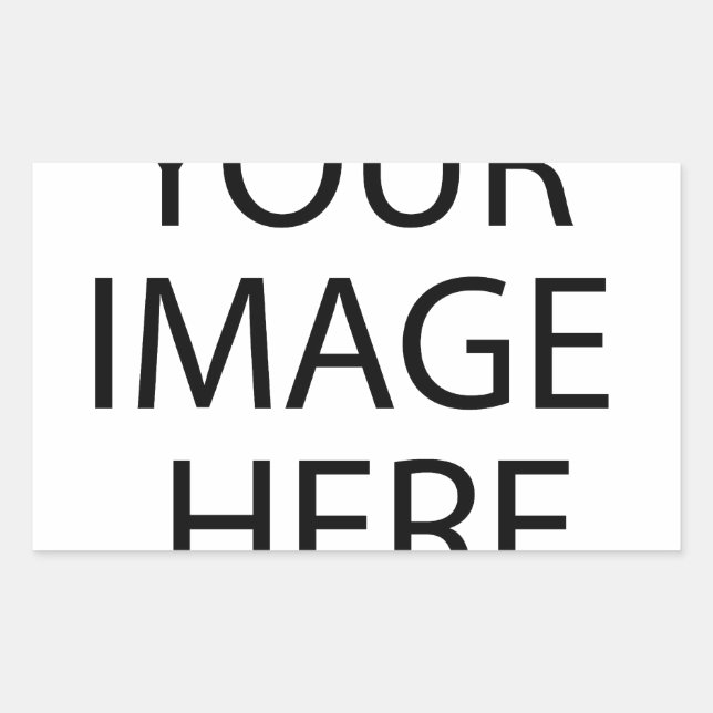 Pegatina Rectangular Oferta de precios de venta más bajos en plantillas (Anverso)