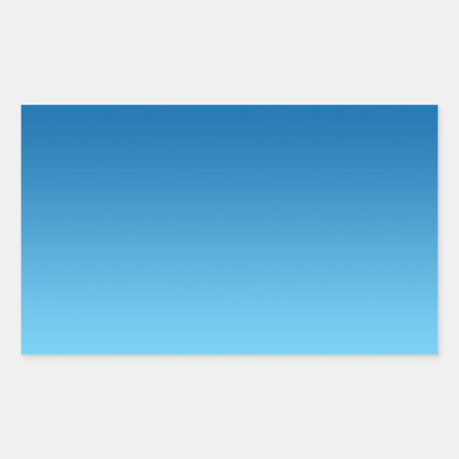 Pegatina Rectangular Ombre azul oscuro (Anverso)