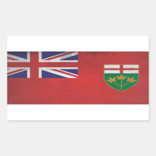 Pegatina Rectangular Ontario