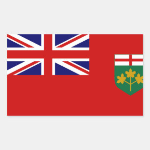 PEGATINA RECTANGULAR ONTARIO CANADÁ