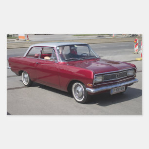 Pegatina Rectangular Opel Rekord 1900