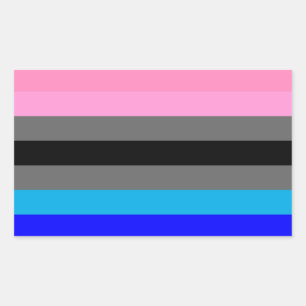 Pegatina Rectangular Orgullo Ambonec