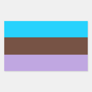Pegatina Rectangular Orgullo Androsexual