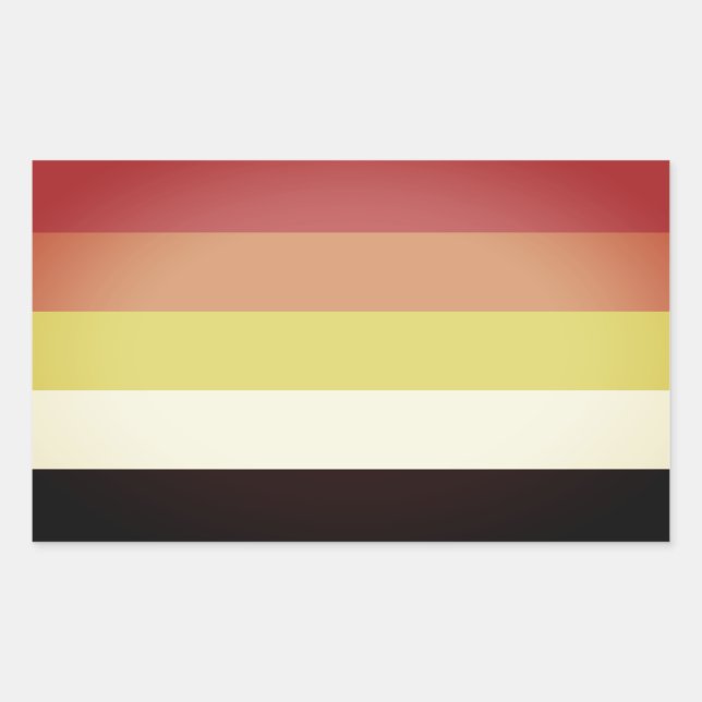 Pegatina Rectangular Orgullo Lithsexual (Anverso)