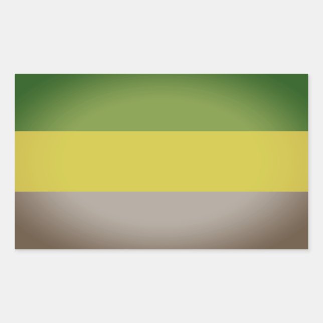 Pegatina Rectangular Orgullo litromántico (Anverso)
