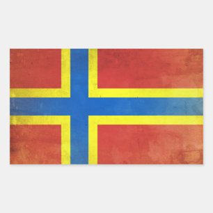 Pegatina Rectangular Orkney