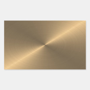 Pegatina Rectangular Oro