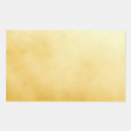 Pegatina Rectangular Oro Falso de Hoja Dorada