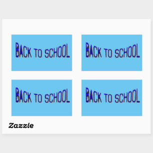 Pegatina Rectangular Paint de BTS Blue S