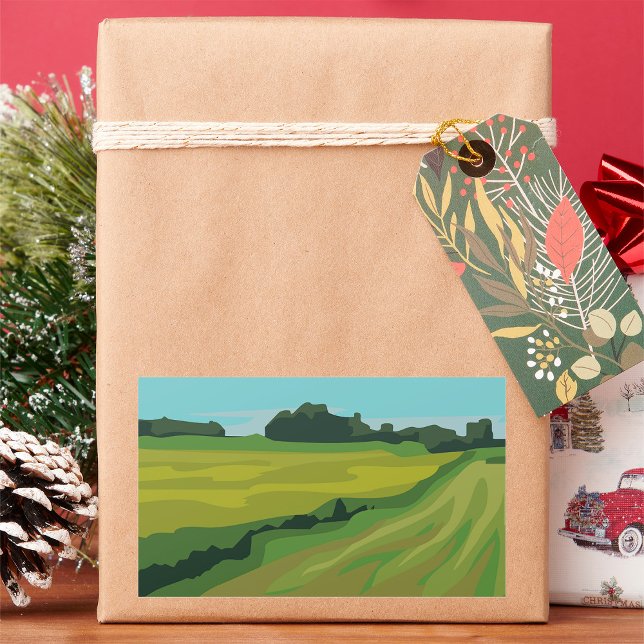 Pegatina Rectangular Paisaje rural (Subido por el creador)